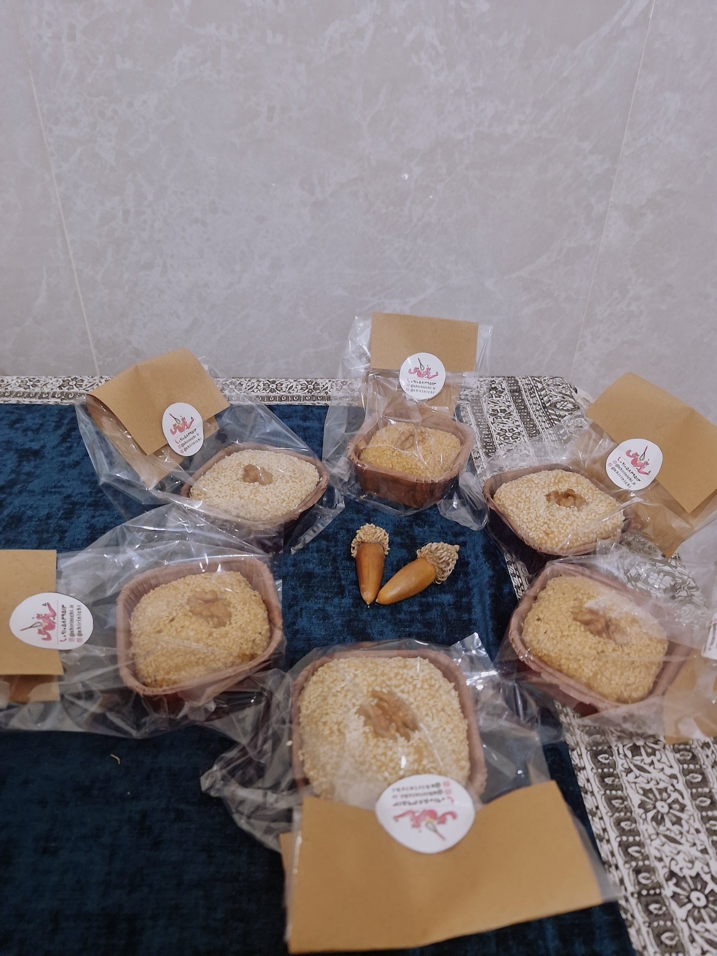 كيك منزلي بزبدة السمسم والجوز (أرجو) - الصورة 3