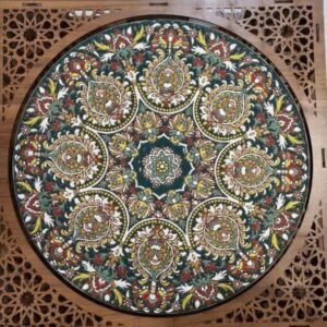 دیوارکوب میناکاری روی سفال