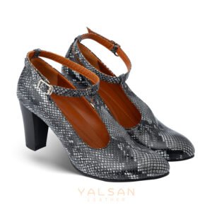 حذاء نسائي بكعب عالٍ من جلد يلسان موديل آيلار كود 619-RTL