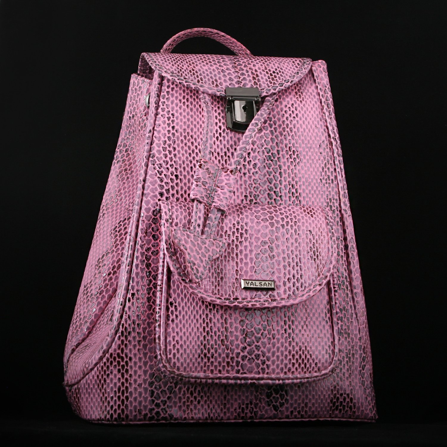 حقيبة ظهر نسائية مصنوعة بالكامل من الجلد الطبيعي يلسان موديل آرتان كود 045-MRV