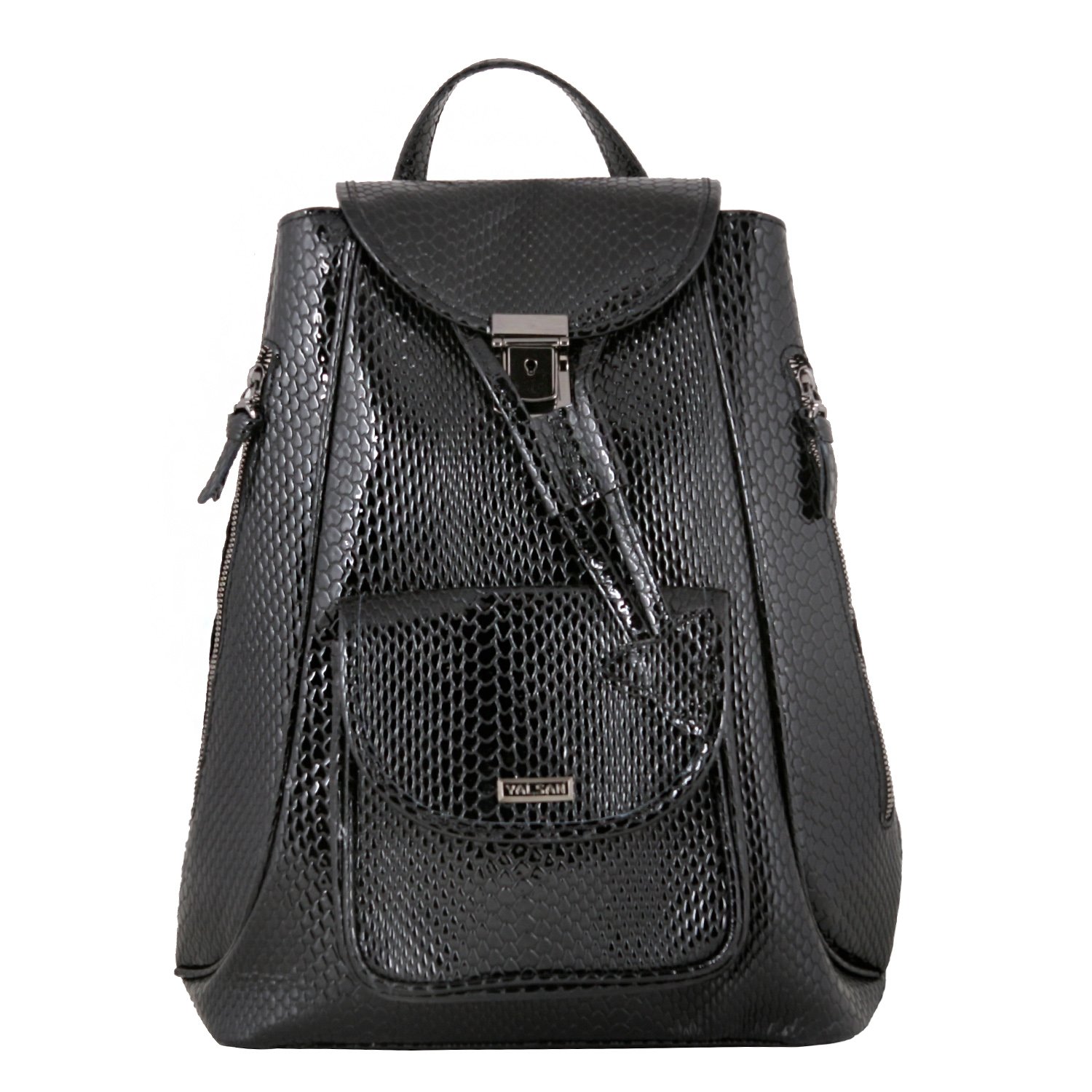 حقيبة ظهر نسائية مصنوعة بالكامل من الجلد الطبيعي يلسان موديل آرتان كود 045-MRV - الصورة 2