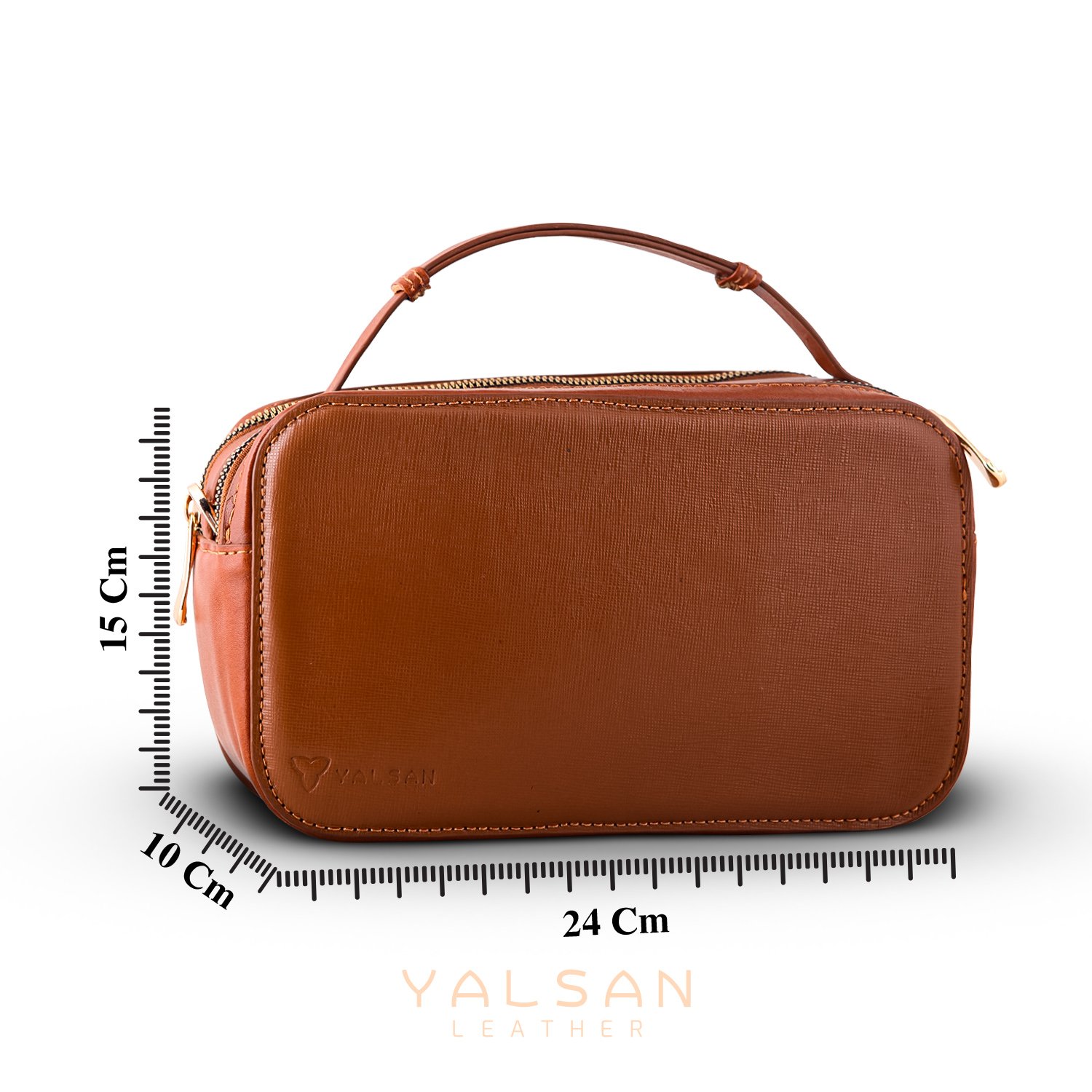 حقيبة يد وكتف نسائية جلد يلسان موديل أطلس كود 099-HRM - الصورة 4